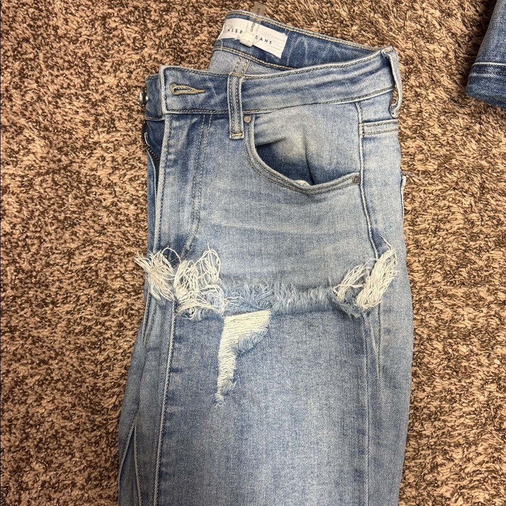 Risen Jeans Light Blue Denim